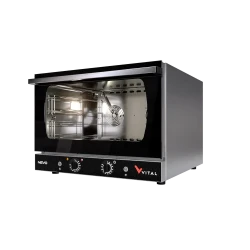 Vital NEVO-04EM Elektrikli Konveksiyonlu Manuel Patisserie Fırını, 4 x 400x600 mm Tepsi Kapasiteli - Vital
