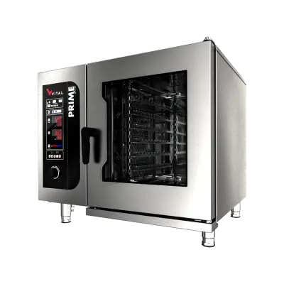 Vital PRIME061EP Elektrikli Buharlı Konveksiyonlu Dijital Fırın, 6 x GN 1/1 Tepsi Kapasiteli - 1