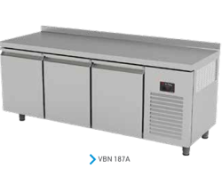 Vital VBN 187A Tezgah Tip Üç Kapılı Dondurucu , 440 Lt - Vital