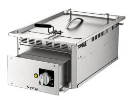 Vital VDRP-EFP10 Elektrikli Fritöz, 13 Litre, 400x625x250 mm - Vital