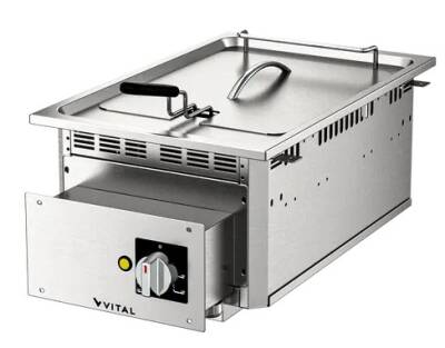 Vital VDRP-EFP10 Elektrikli Fritöz, 13 Litre, 400x625x250 mm - 1