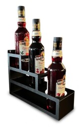 VNX 3 Bölmeli Tek Sıra Sos ve Şurupluk Standı - VNX