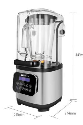 Vosco HS-212C Dijital Soundproof Kapaklı Pro Blender, 2200 W, 2 L - 3