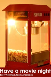 Vosco VJY-826 Otomatik Arabalı Patlamış Mısır Makinesi, 300 gr Hazne Kapasitesi - 2