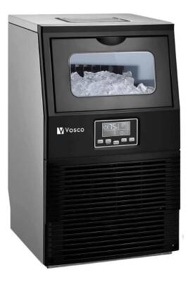 Vosco VSC-23C Hazneli Buz Makinesi 23 Kg/Gün Küp Buz Siyah - 1