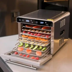 Vosco VSS-08C Meyve ve Sebze Kurutma Makinesi, 8 Tepsili - 4