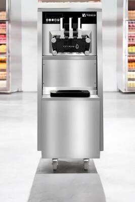 Vosco VXY-P965S Üç Kollu Pro Silver Soft Dondurma Makinesi - 2
