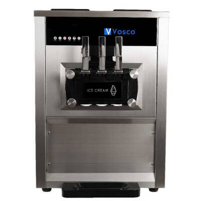 Vosco VXY-PT965S Vosco Üç Kollu Pro Silver Soft Set Üstü Dondurma Makinesi, Üretim Kapasitesi 25-28 Litre / Gün - 1