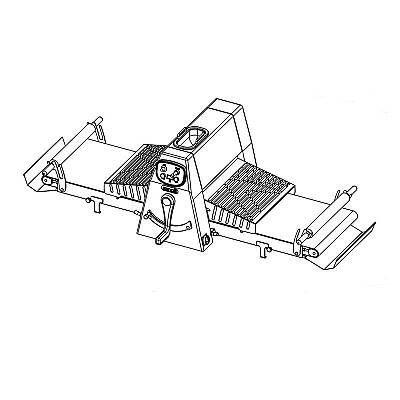 Zanolli Sirio Kanatlı Set Üstü Hamur Açma Makinesi, 600/1200 mm - 2